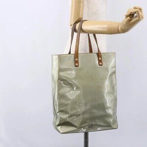 LOUIS VUITTON Monogram Vernis Reade MM Hand Bag Gris